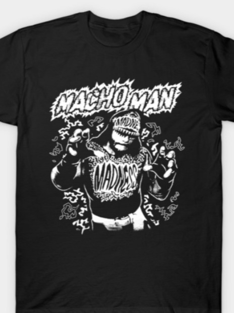 AEW Crate Exclusive Macho Man 'Madness' Graphic Tee —  Men's Large